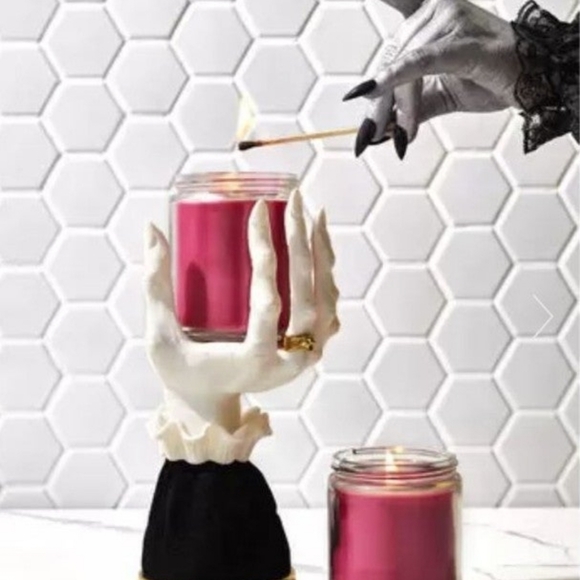 B&BW 2021 Black Witch Hand Single Wick Candle Holder - Picture 6 of 7